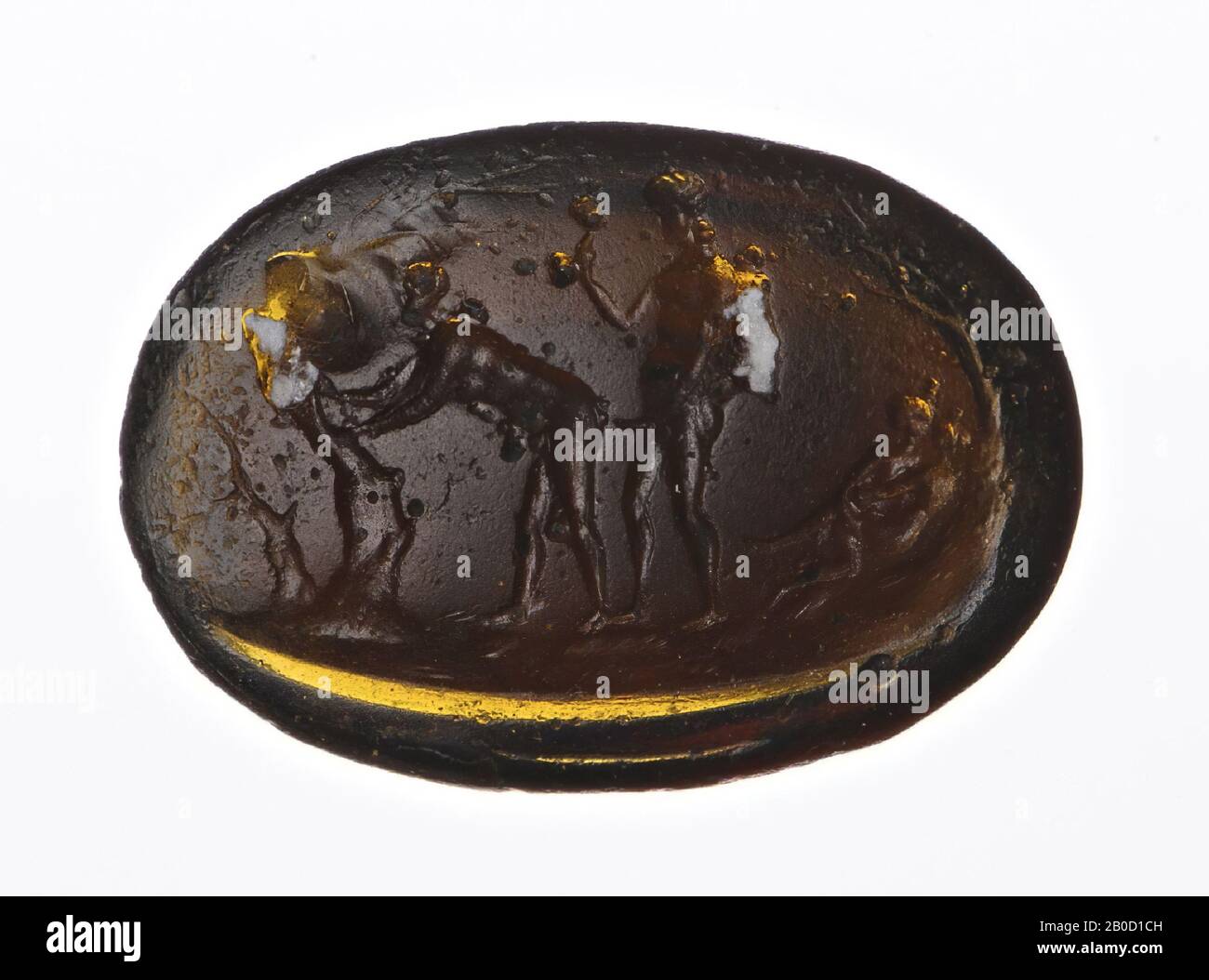 VZ Symplegma von zwei stehenden Figuren in Baum und anderen Symplegma