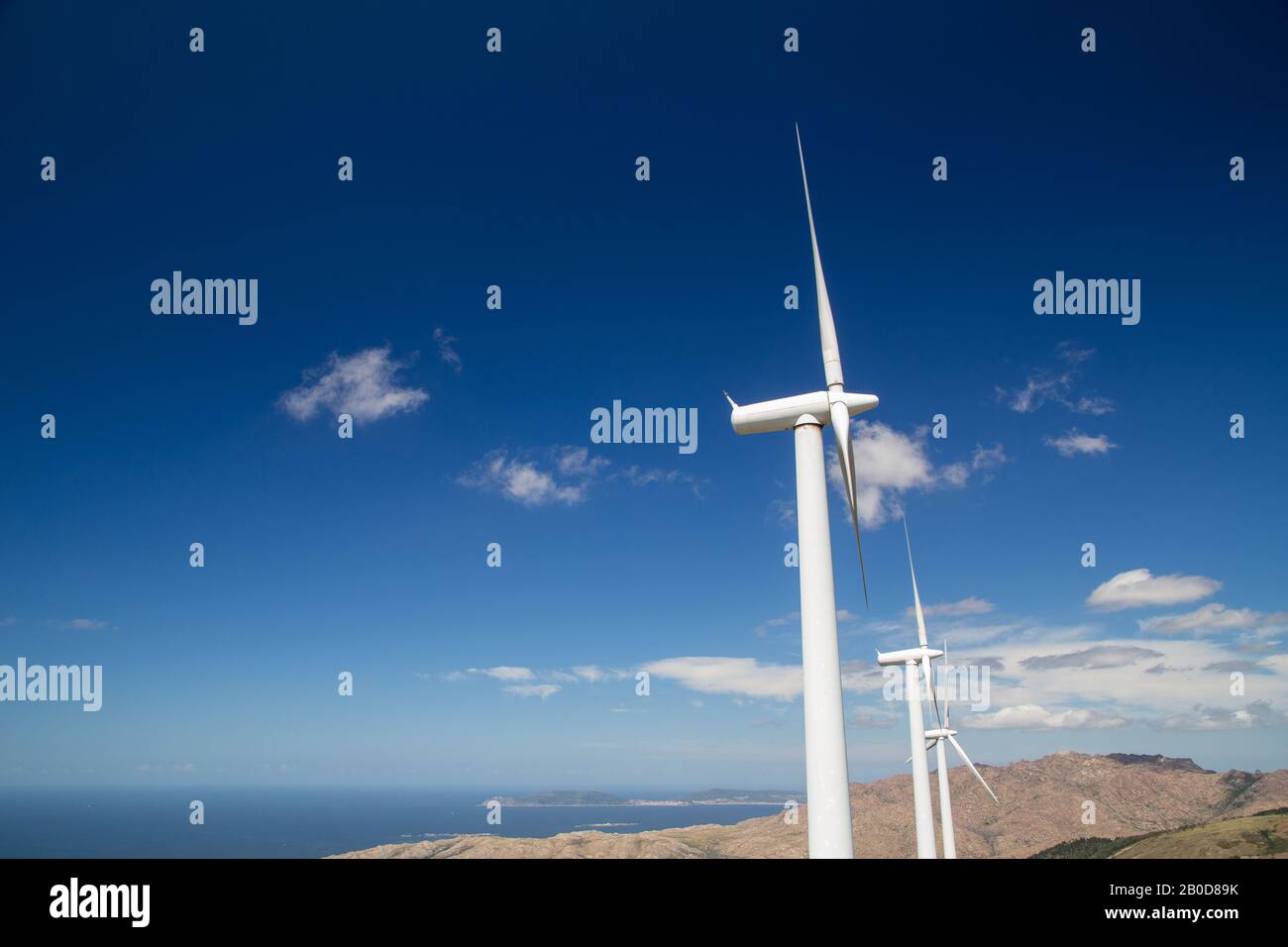 Windkraft, Alternative zum Klimawandel Stockfoto