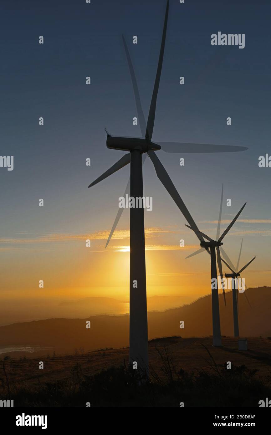 Windkraft, Alternative zum Klimawandel Stockfoto