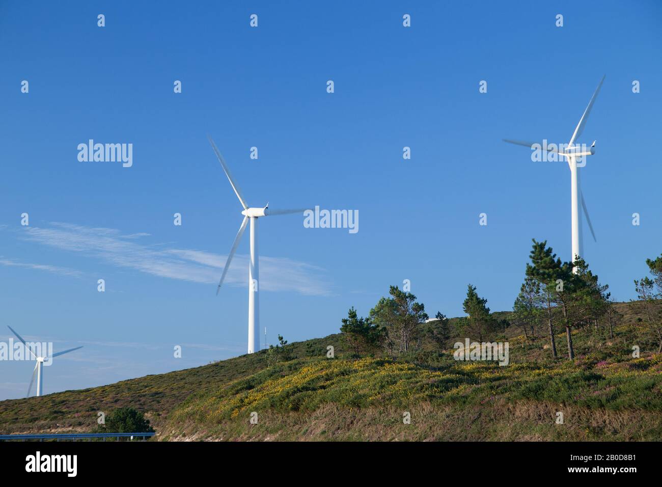 Windkraft, Alternative zum Klimawandel Stockfoto