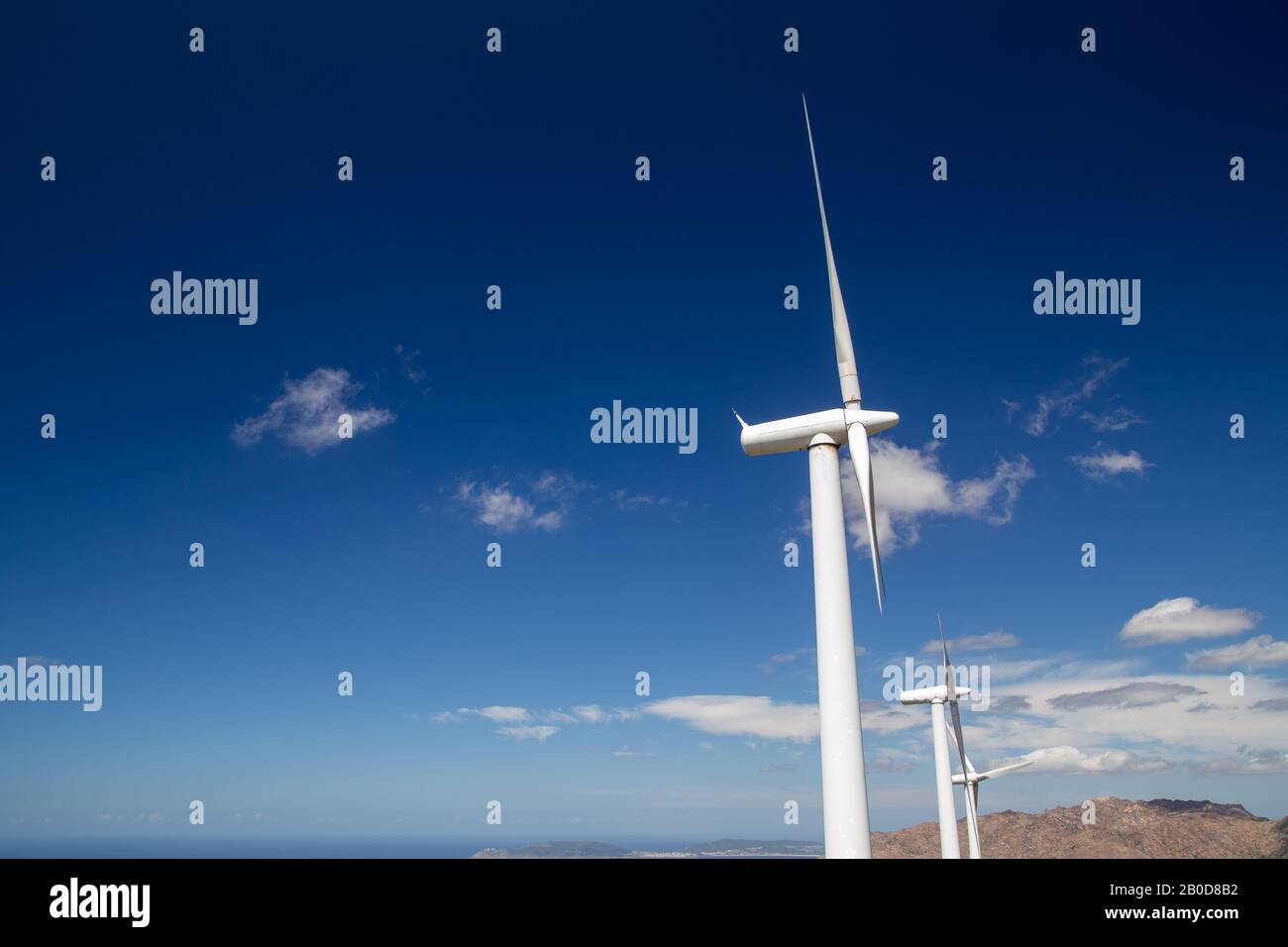 Windkraft, Alternative zum Klimawandel Stockfoto