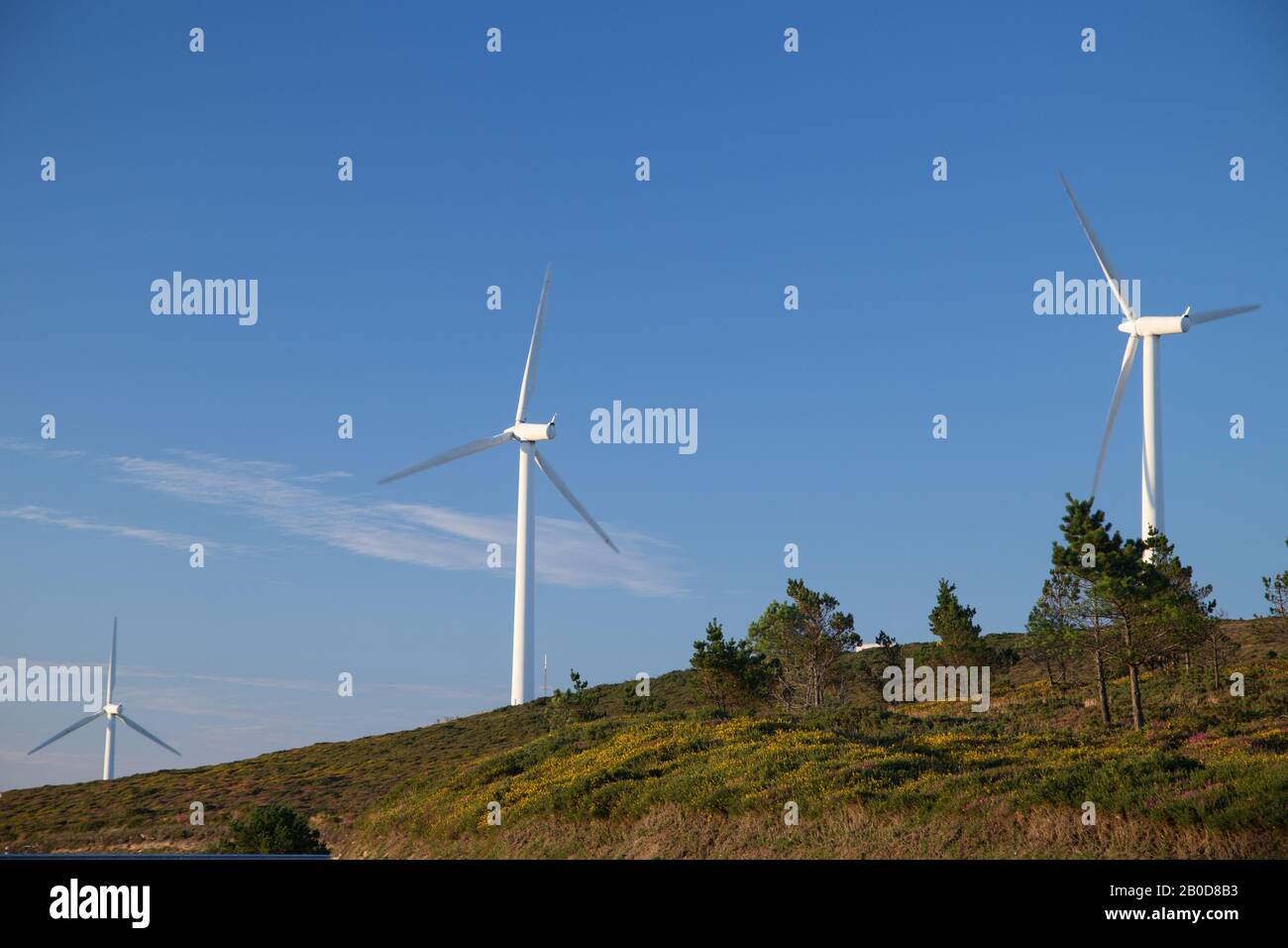 Windkraft, Alternative zum Klimawandel Stockfoto