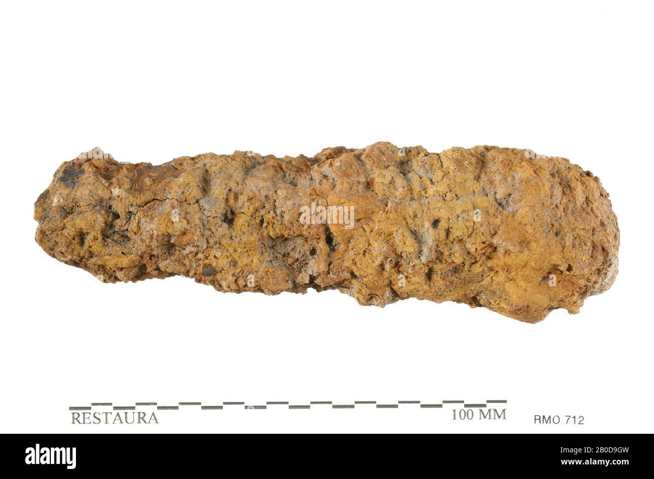 Schwertpostwache, Schwertstange, Eisen, 12,8 x 3,9 cm, x, Niederlande, Utrechter, Wijk bij Duurstede, Wijk bij Duurstede, Dorestad Stockfoto