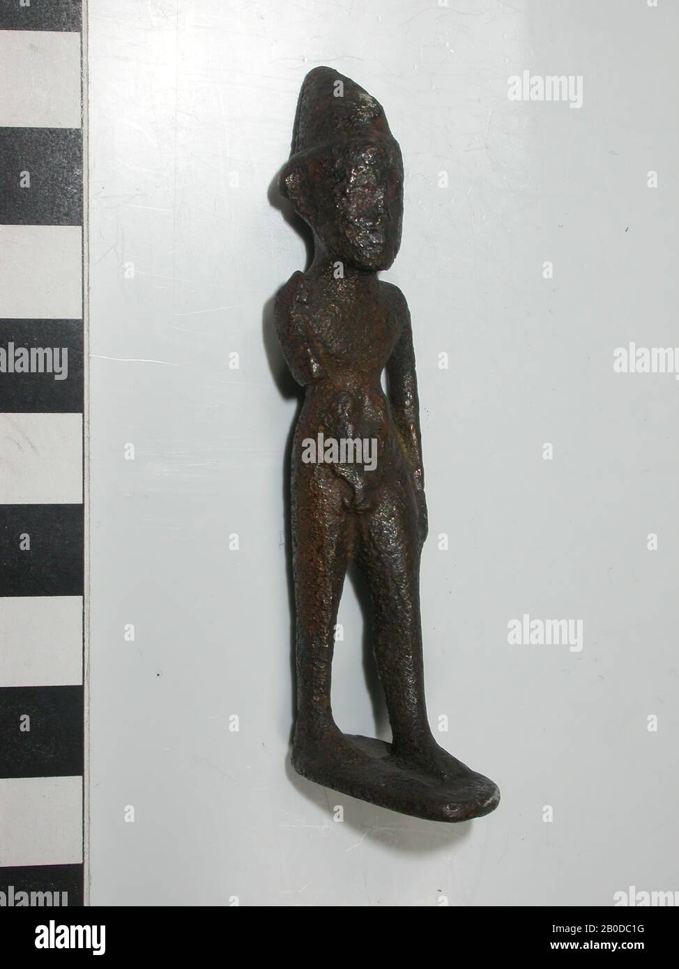 Harpokrates, stehend, Bronze, gott, Bronze, 7,8 cm, Spätzeit, Ägypten Stockfoto