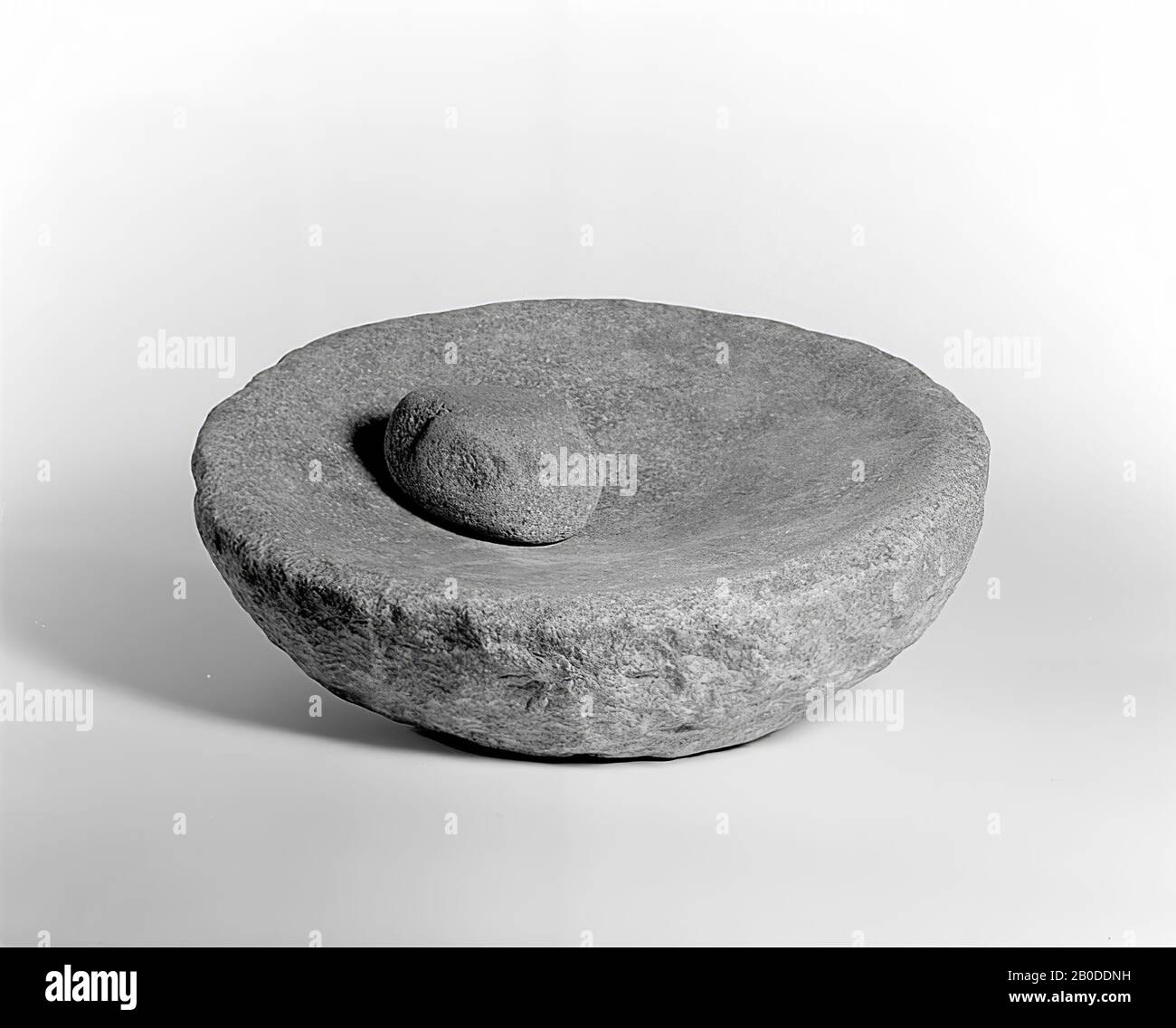 Mühlstein, Schutt, Grindstein, Granit, Quarzit, Meroitische Zeit, 2. Bis 4. Jahrhundert, Ägypten Stockfoto