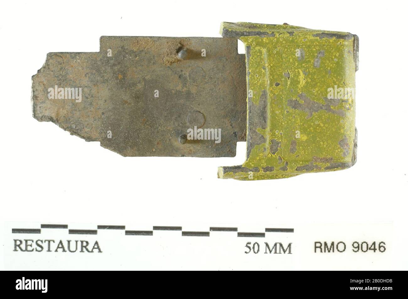 Teil des Spielzeugautos, Mercedes 280 SL, Teil des Spielzeugautos, Mercedes 280 SL, Aluminium, 5,6 x 2,7 cm, x, Niederlande, Utrechter, Wijk bij Duurstede, Wijk bij Duurstede, Dorestad Stockfoto