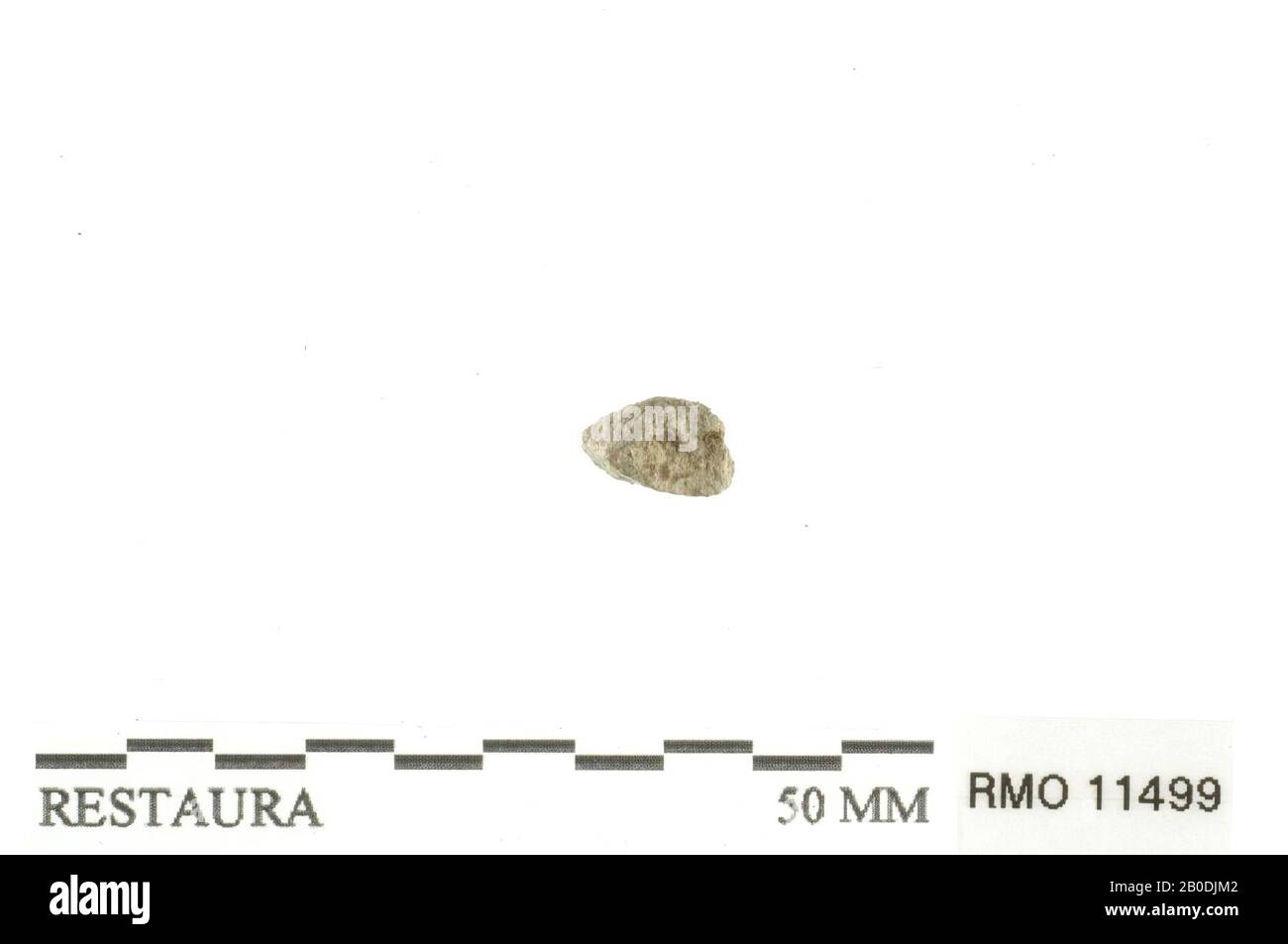 Fragment, Fragment, Blei, 0,8 x 0,4 cm, x, Niederlande, Utrechter, Wijk bij Duurstede, Wijk bij Duurstede, Dorestad Stockfoto