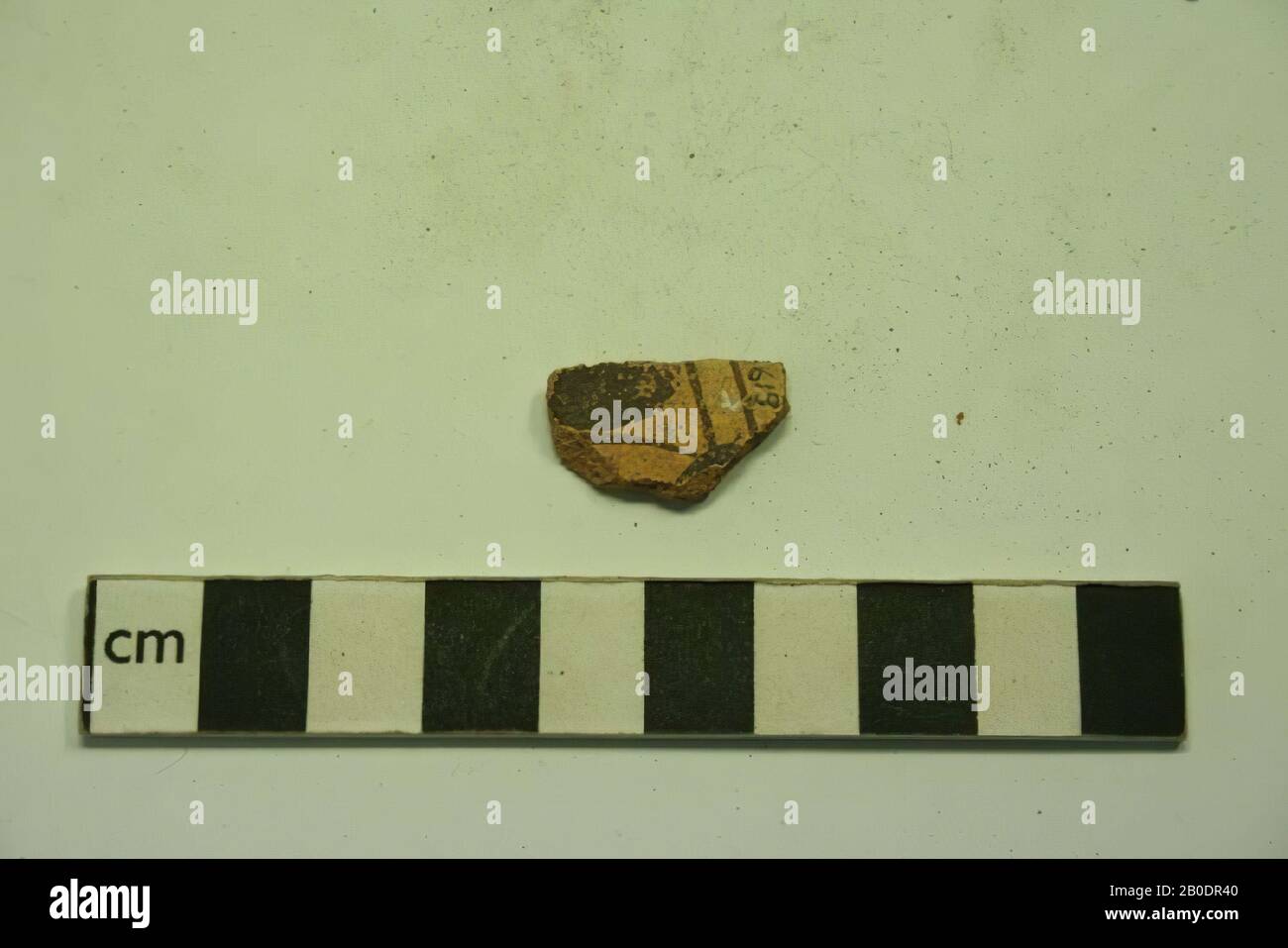 Ägypten, Schard, Steingut, 2,5 x 1,5 cm, Meroitische Periode, A.D aus dem 2. Bis 4. Jahrhundert, Ägypten Stockfoto