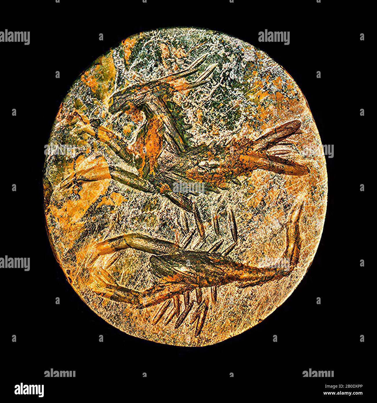 Gehauene Steine, Foto, Papier, gerahmt 52 x 52 cm, modern 2015 Stockfoto