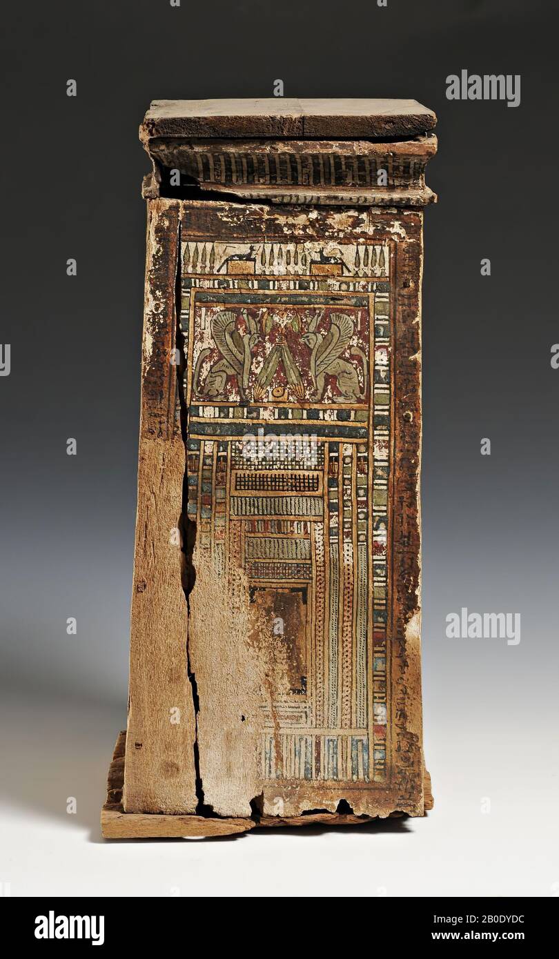 Ägypten, canopen Brust, Holz, 50 x 23 x 23 cm, Spätzeit, Ägypten Stockfoto