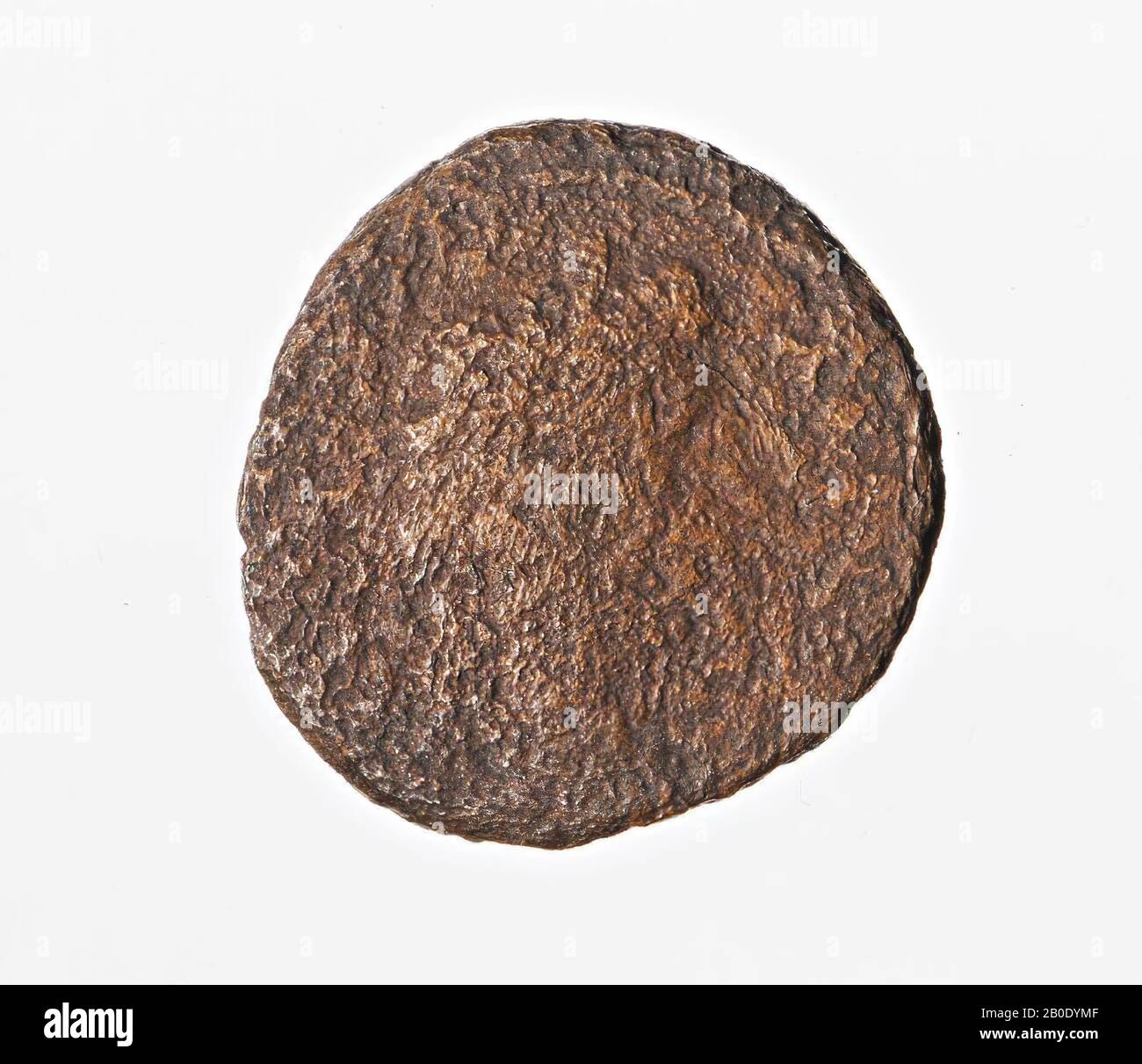 Niederländische Römerzeit, Münze, Asche, August, Metall, Kupfer, Diam., 24 mm, WT., 9,20 gr, roman BC 8-3, Niederlande, Utrechter, Bunnik, Vechten Stockfoto