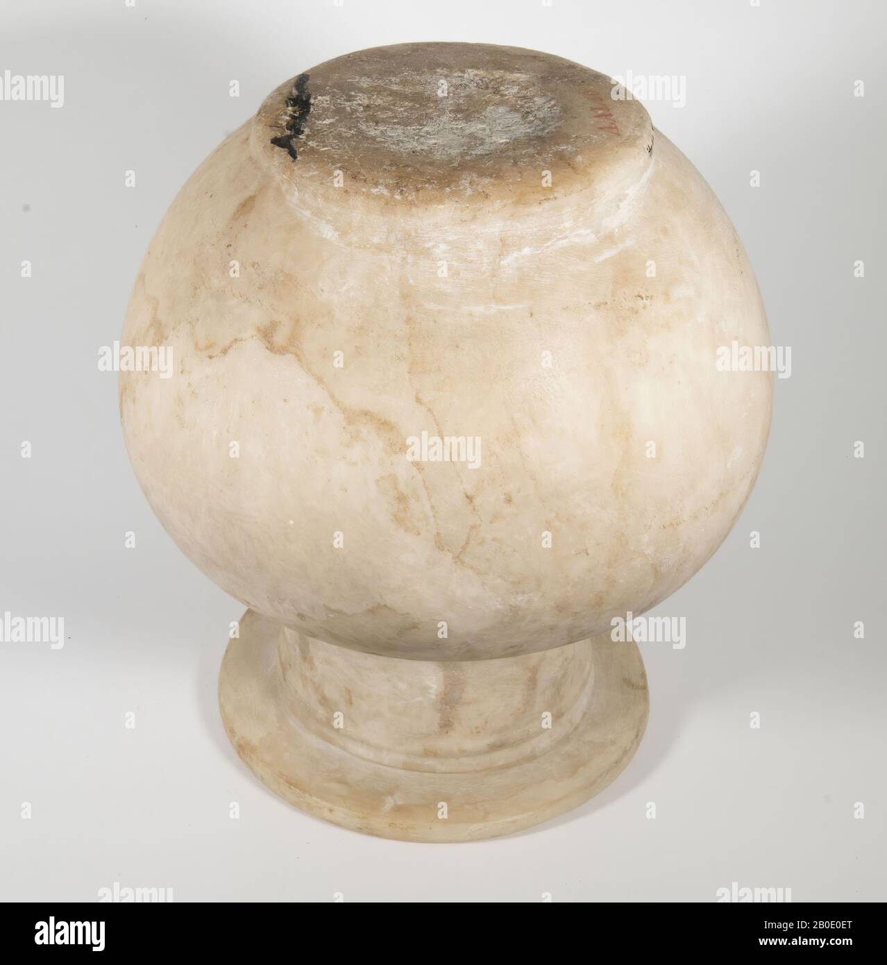 Ägypten, Kanne, Alabaster, 23 cm, Neues Reich, Ägypten Stockfoto