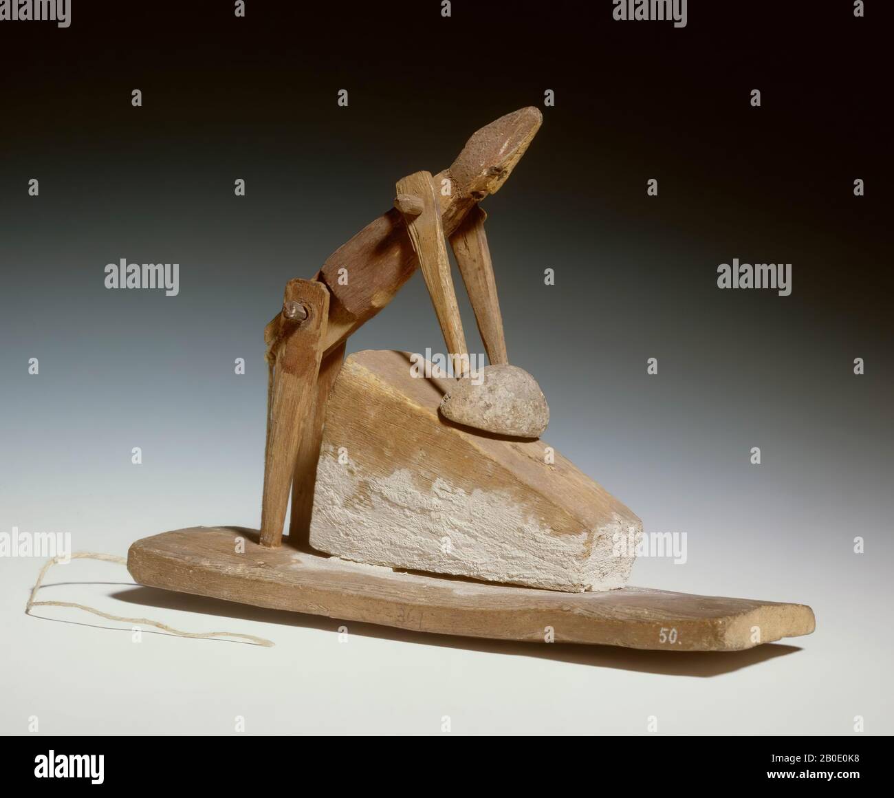 Ägypten, Puppe, Holz, 19,4 x 9,1 x 9,5 cm, Mittelreich 2040-1783 v. Chr., Ägypten Stockfoto Ägypten, Puppe, Holz, 19,4 x 9,1 x 9,5 cm, Mittelreich 2040-1783 v. Chr., Ägypten Stockfoto