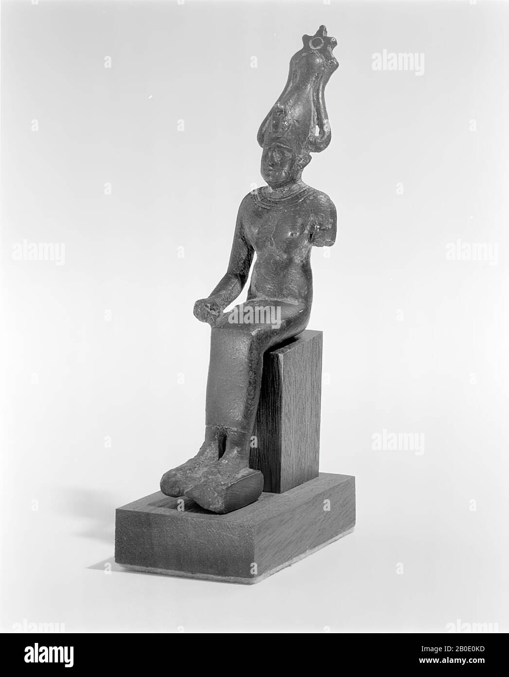 Ägypten, Bronze, Göttin, Bronze, 12 cm, Spätzeit, Griechisch-römische Zeit, Ägypten Stockfoto