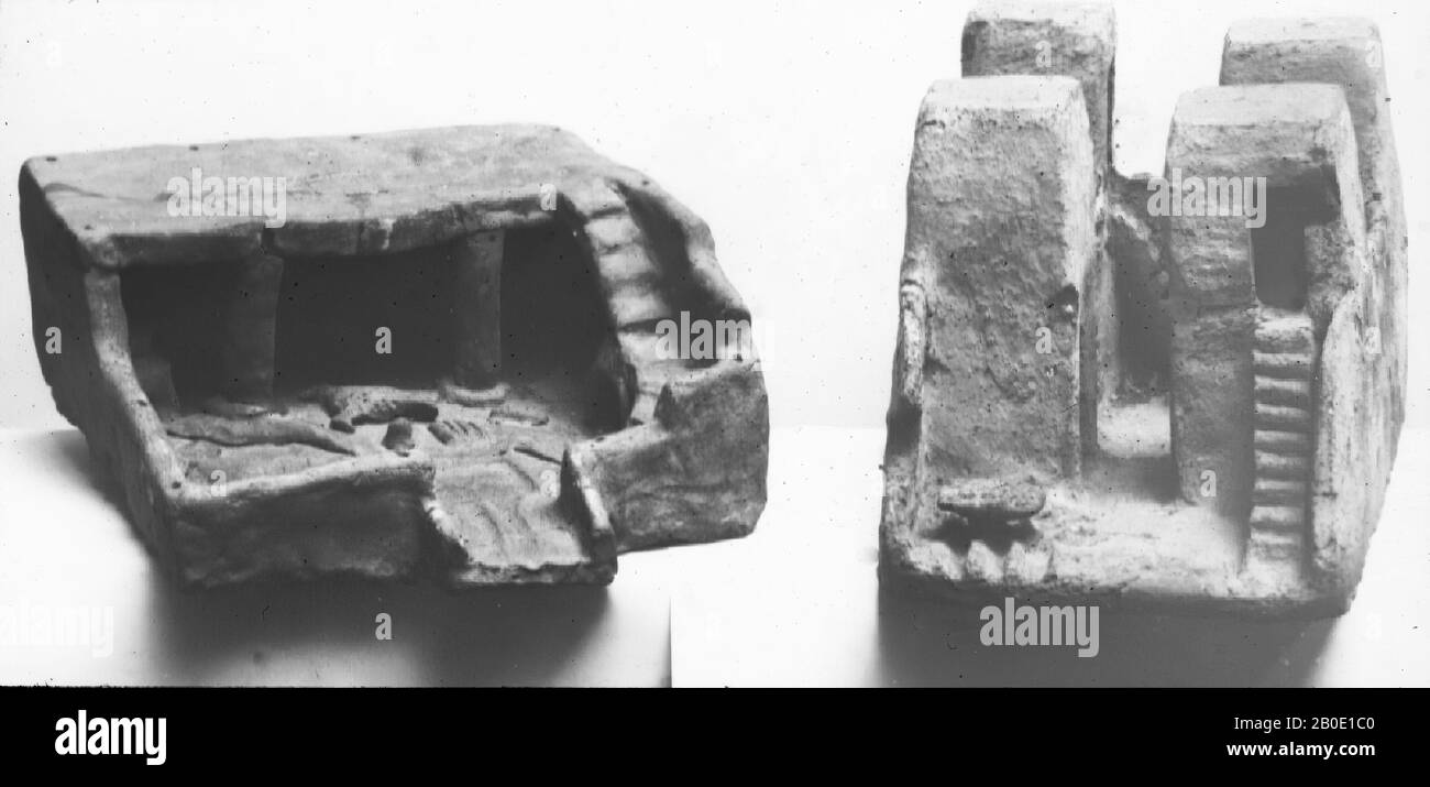 Ägypten, Seelenhaus, Steingut, 15,5 x 36 x 44 cm, Mittelreich 2040-1783 v. Chr., Ägypten Stockfoto