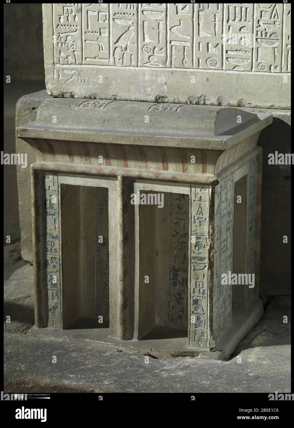 Ägypten, Stela, Kalksteine, 122 x 60 x 60 cm Stockfoto