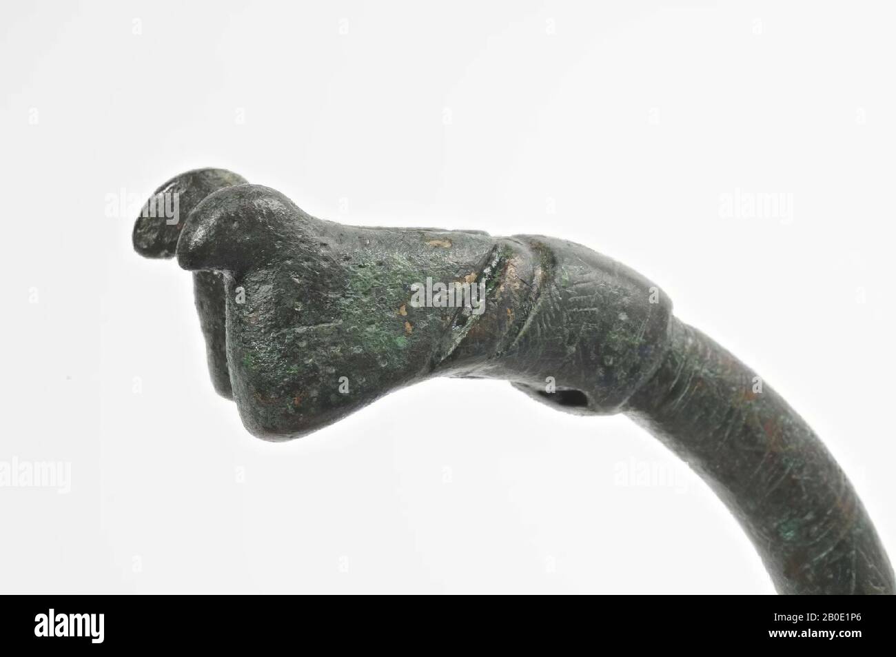 Uralter Naher Osten, Schmuck, Metall, Bronze, D 8 cm, Eisenzeit II-III 1000-600 v. Chr., Iran Stockfoto