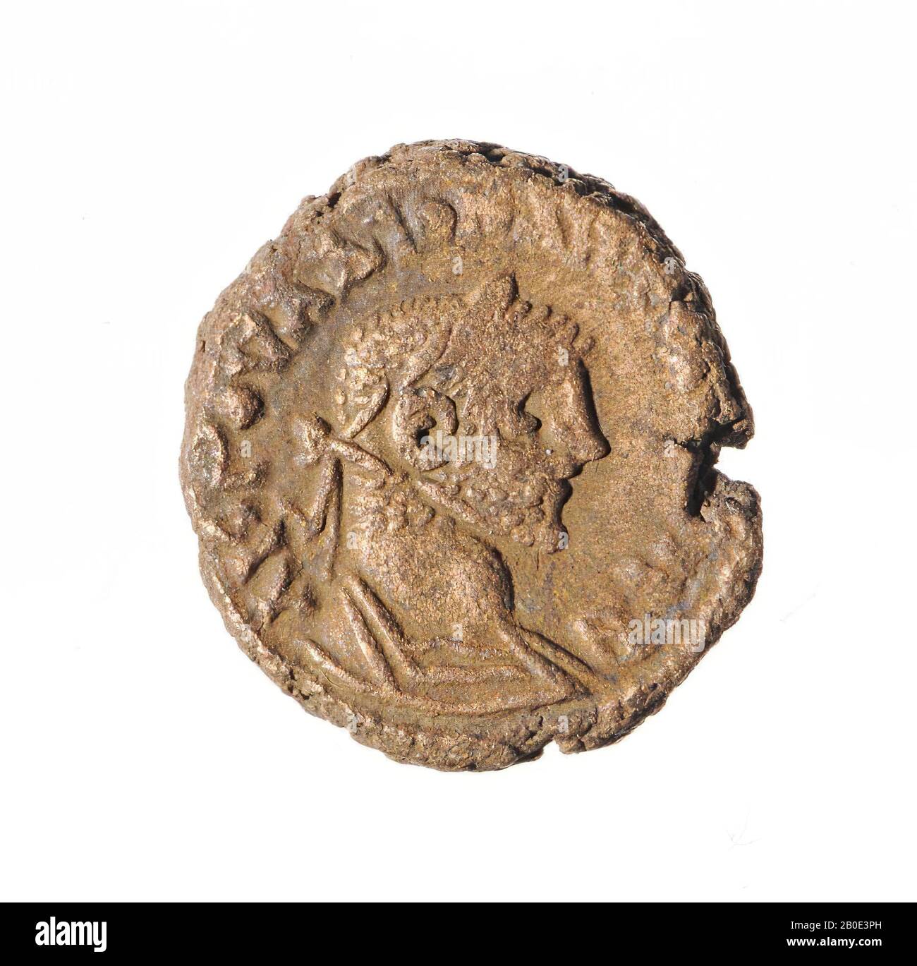 Münze, Tetradrachm von Diokletian, Jahr 4, Vz: Imperiale Büste r., Drapery, AKG OUA DIOKLETIA [NOS Stockfoto