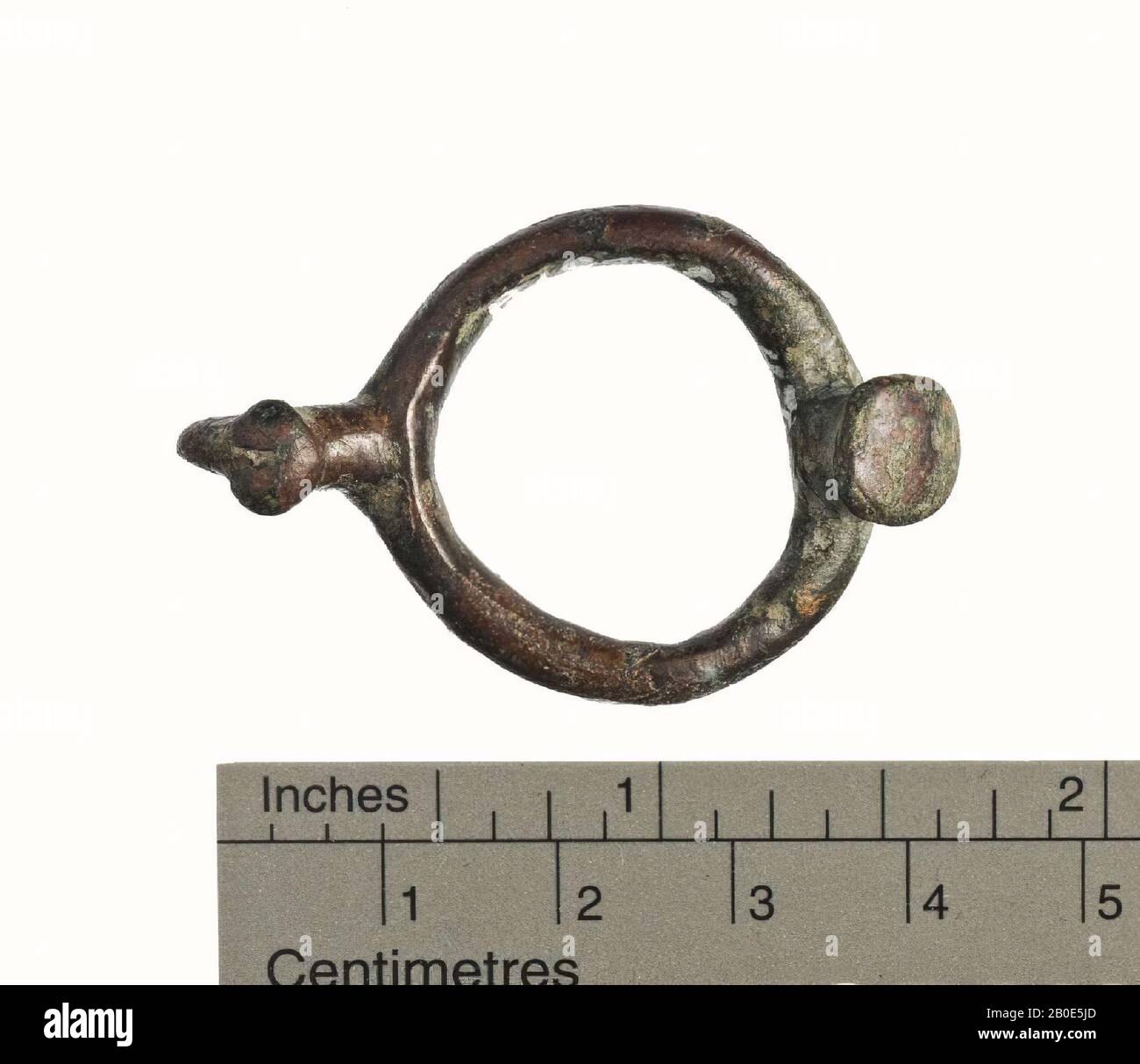 Ancient Near East, Weapon, Metal, Bronze, D 2,9 cm, Location, Iran Stockfoto