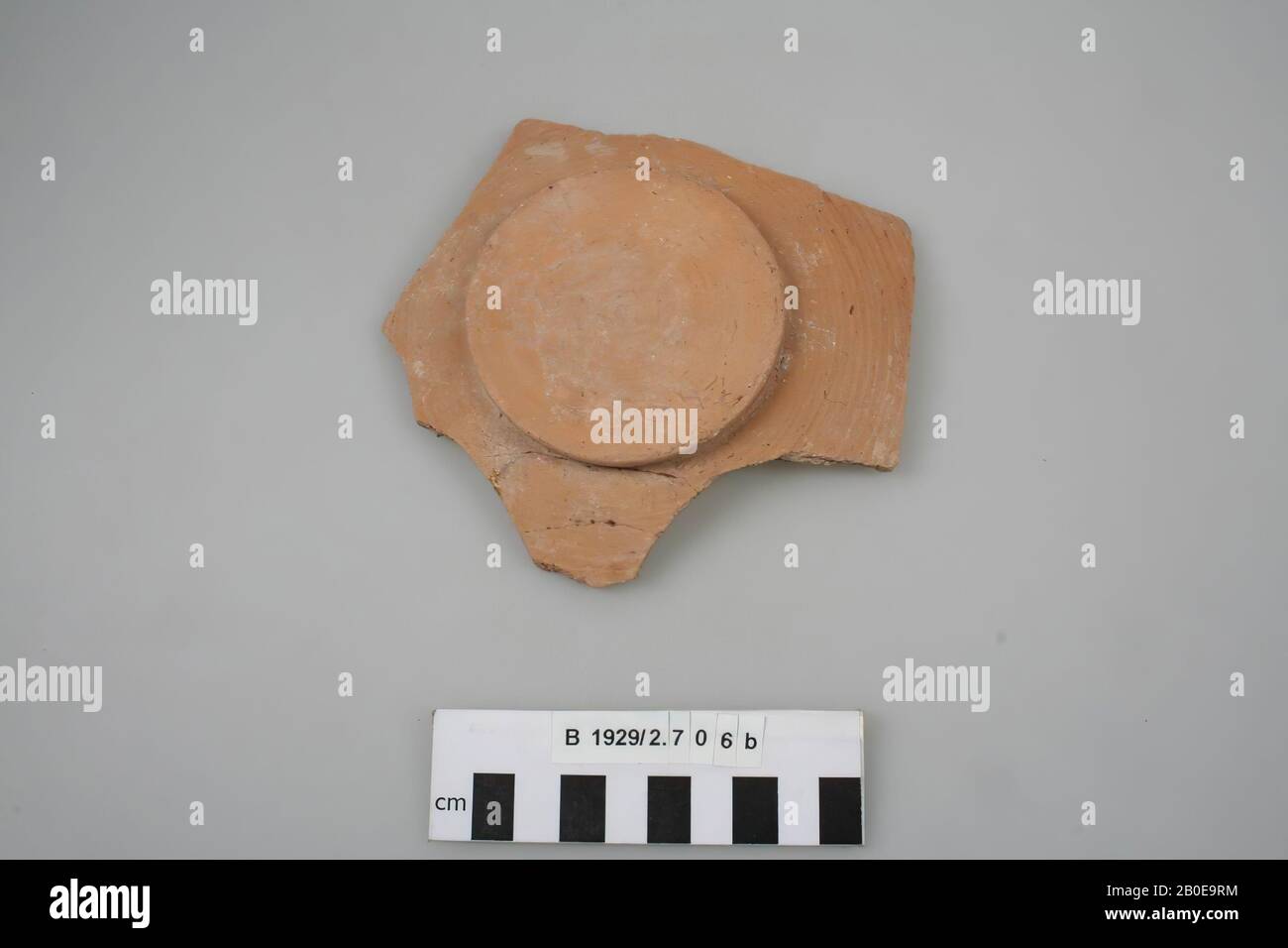 Schard, Keramik, h: 2,4 cm, br: 13,8 cm, Israel Stockfoto