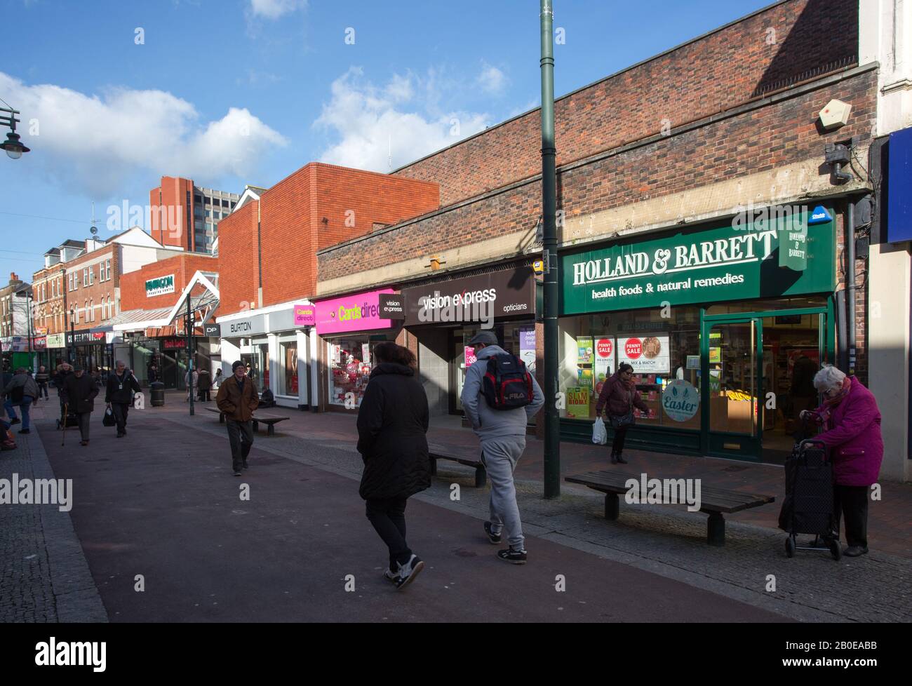 High Street, Chatham, Kent. Stockfoto