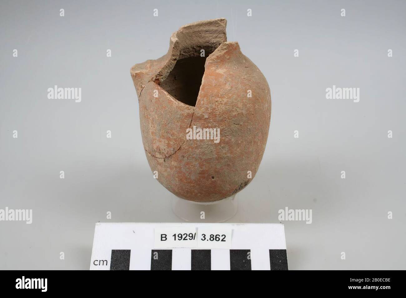 Krug, Keramik, h: 10,4 cm, Durchm: 7,2 cm, Israel Stockfoto