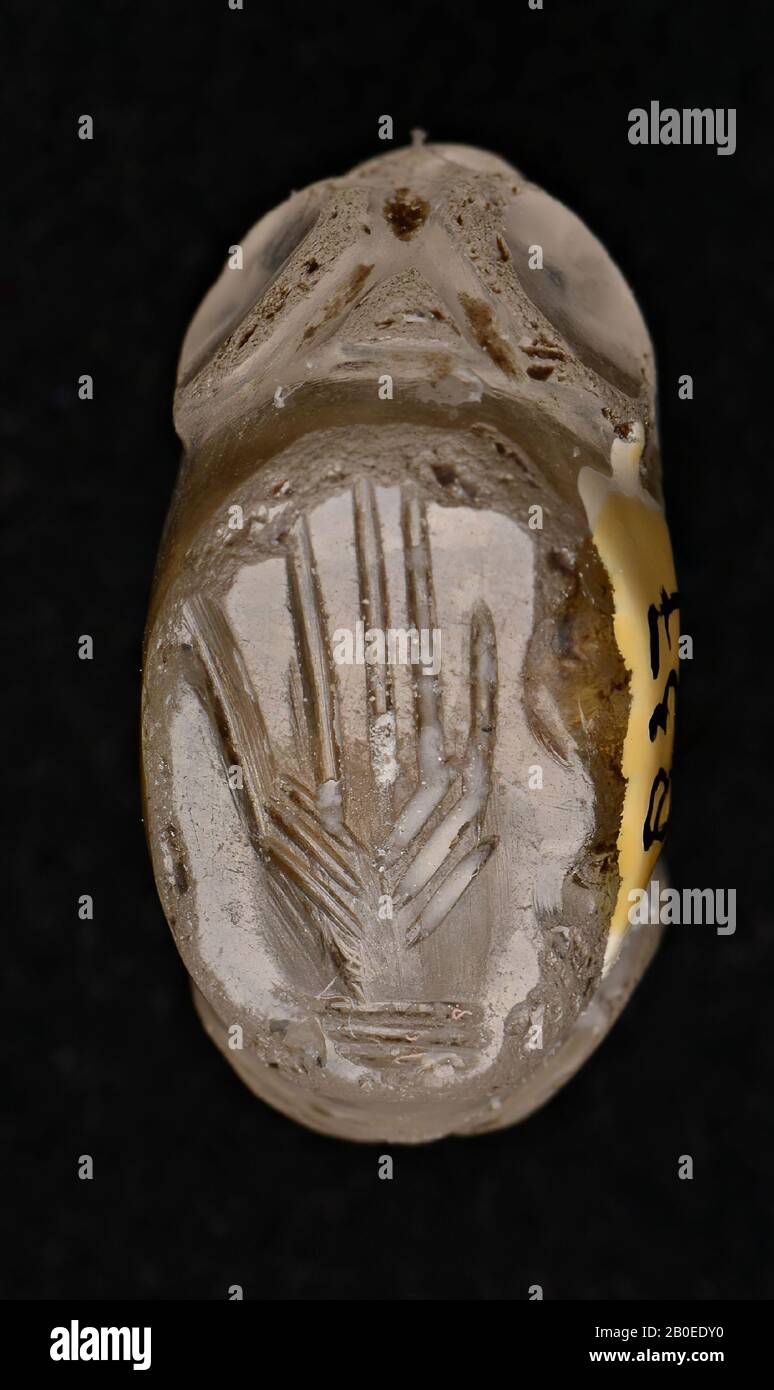 Stempelsiegel, Kristall, ø 1,2 cm, Iran Stockfoto