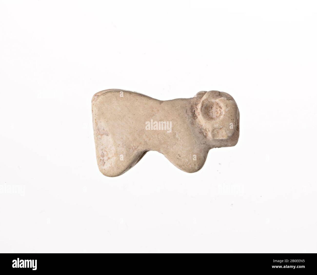 Figurine, Zierde, Stein, Kalksteine, L 1 cm, H 1,9 cm, Iran Stockfoto