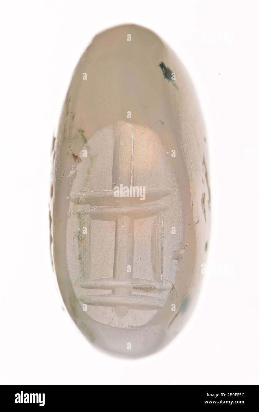 Stempelsiegel, Kristall, ø 1,2 cm, Iran Stockfoto