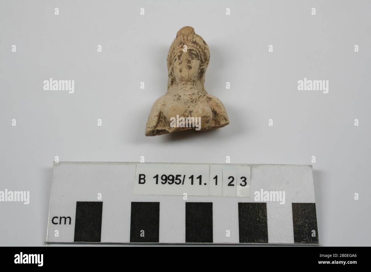 Figurine, Steingut, L 4,8 cm, Mittlere Elamitenzeit? 2000-1500 v. Chr., Iran Stockfoto