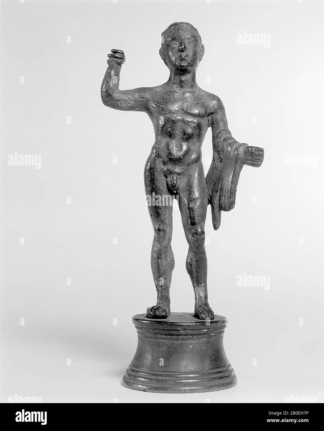 Klassische Antike, Staatuette, Bronze, 12 cm, 5. Jahrhundert v. Chr., -500, -400 Stockfoto