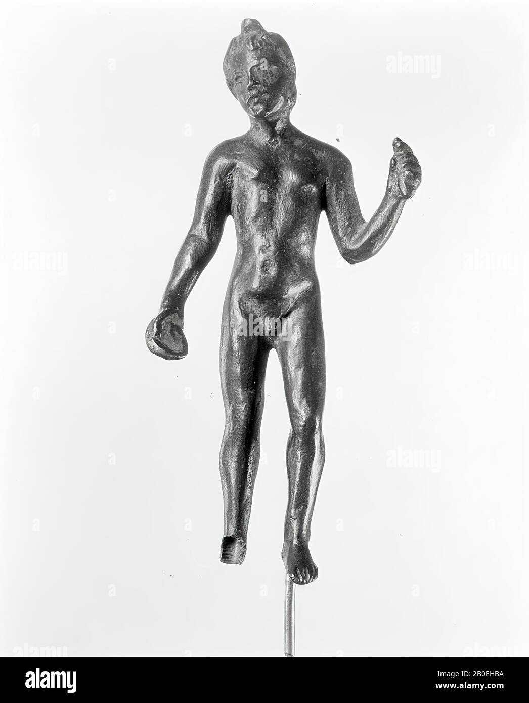 Figurine, Bronze, 11,3 cm, Römische Kaiserzeit 0 Stockfoto