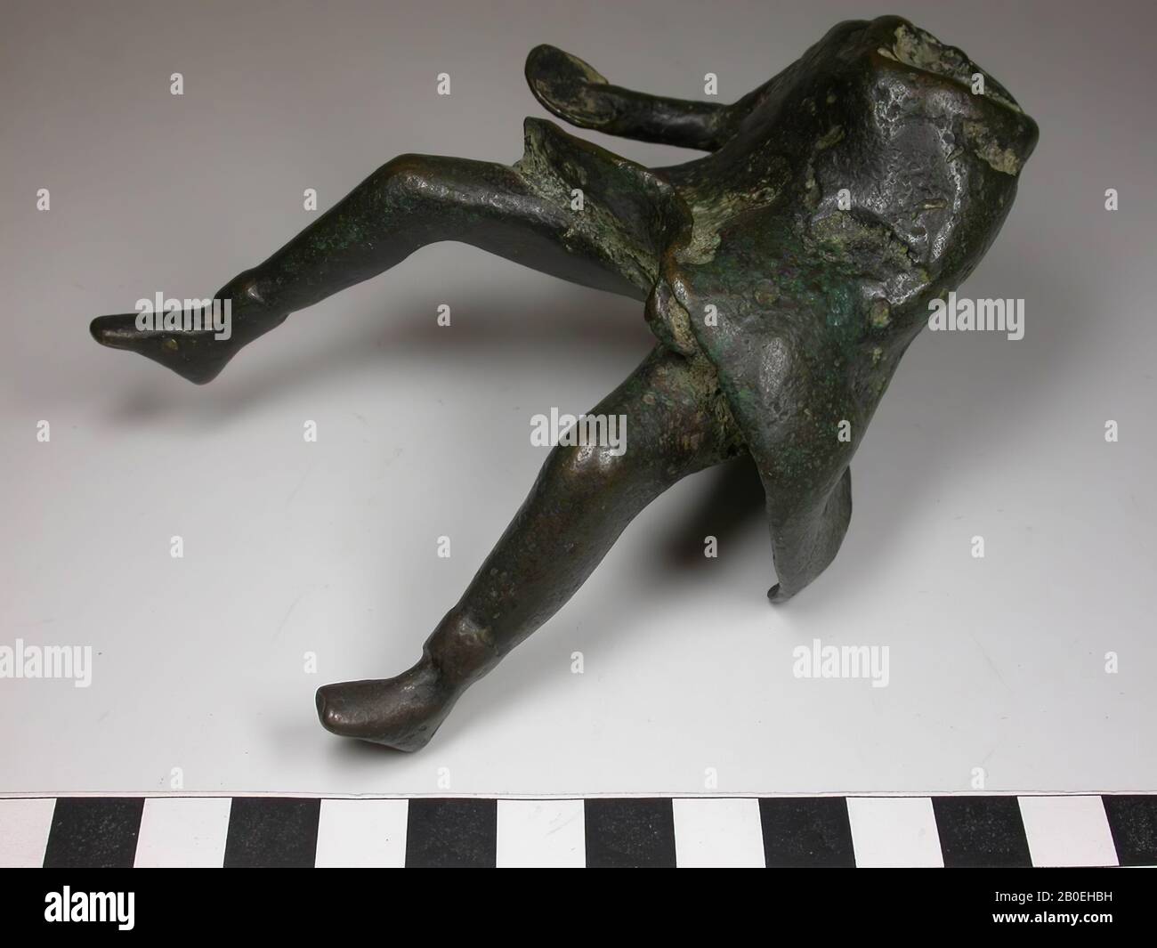 Figurine, Metall, Bronze, 11,8 cm, Belgien Stockfoto