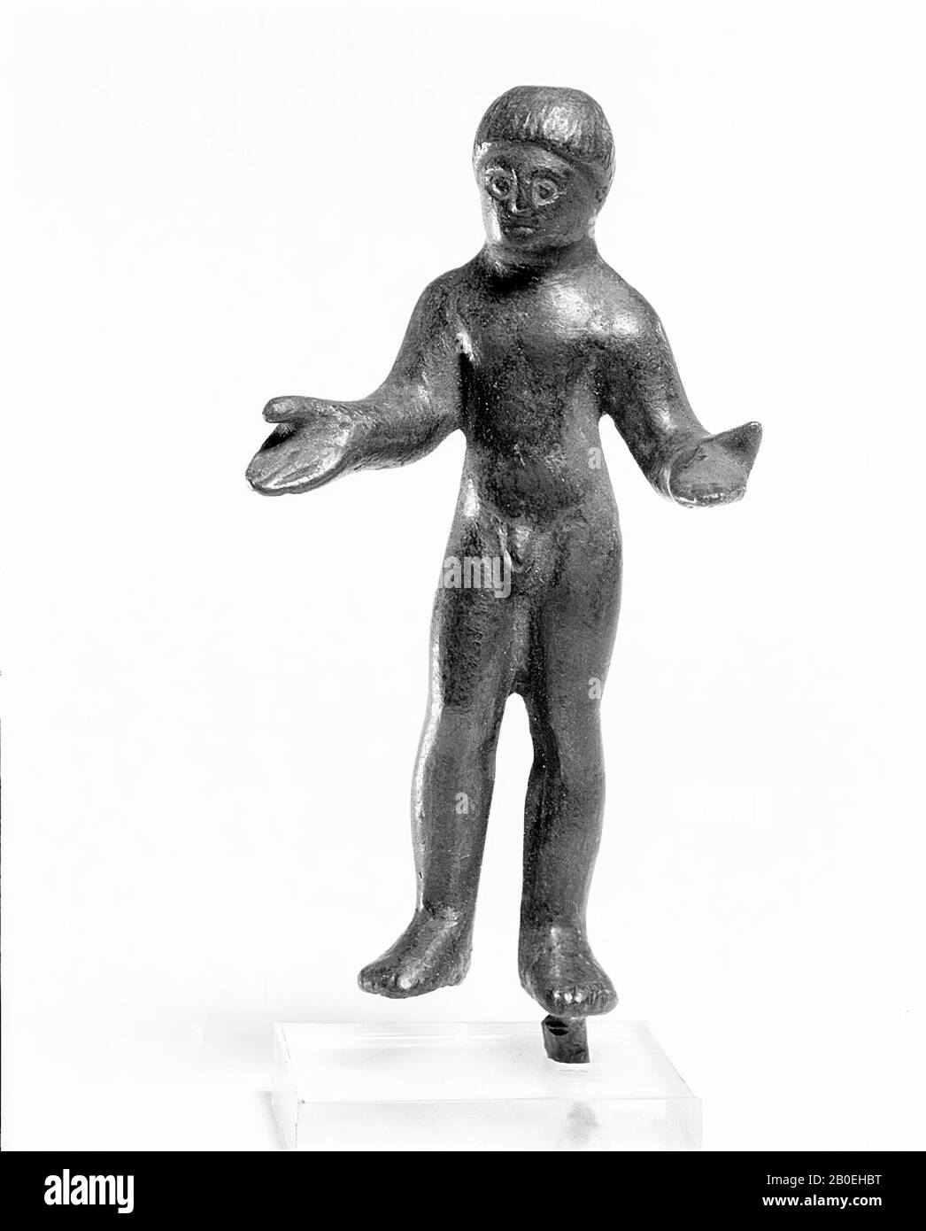 Figurine, Metall, Bronze, 7,7 cm, Belgien, Belgien Stockfoto