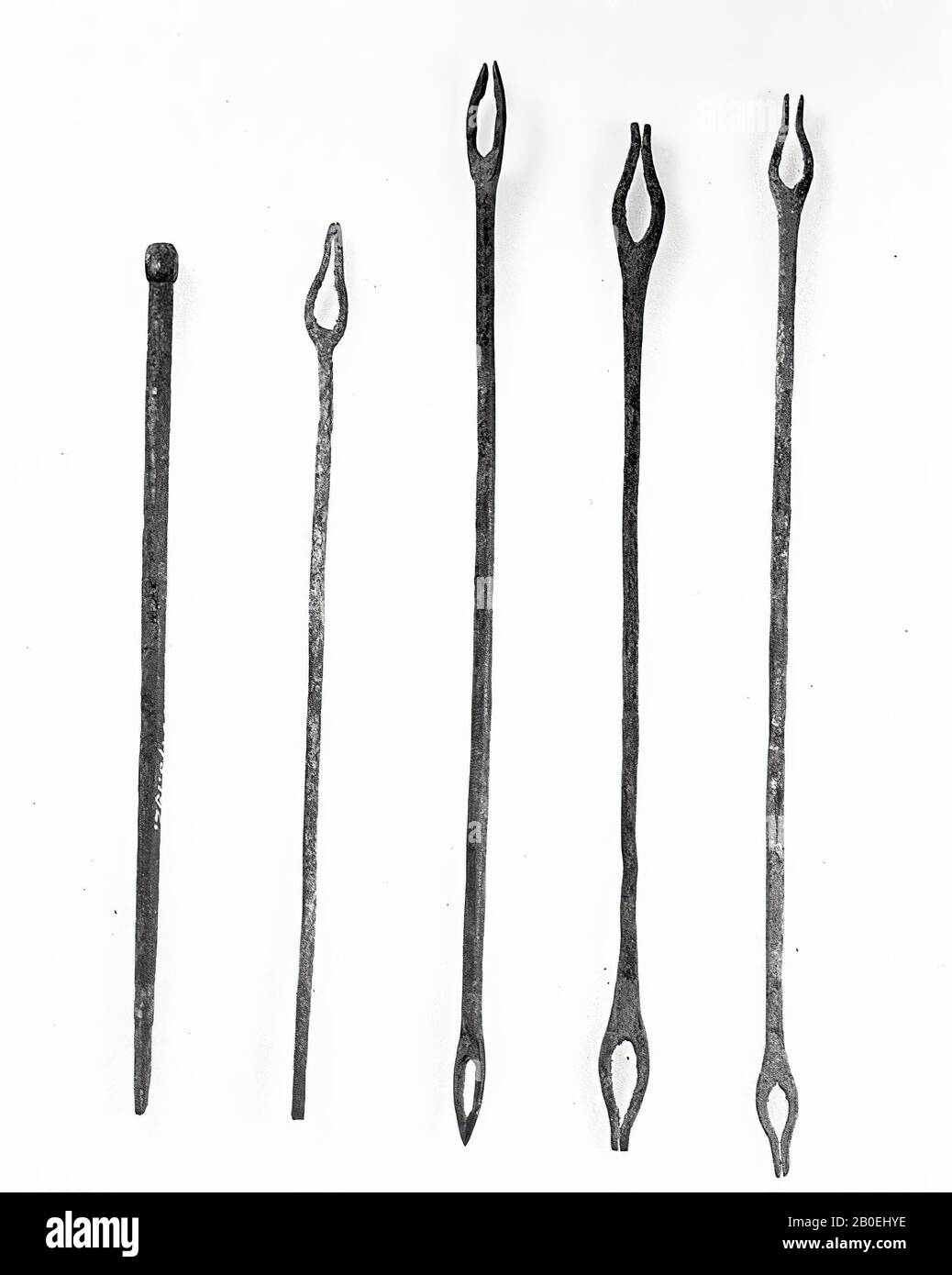 Instrument, Pinzettenklemme, Bronze, 17,5 cm, Römerzeit 1-400, Italien Stockfoto