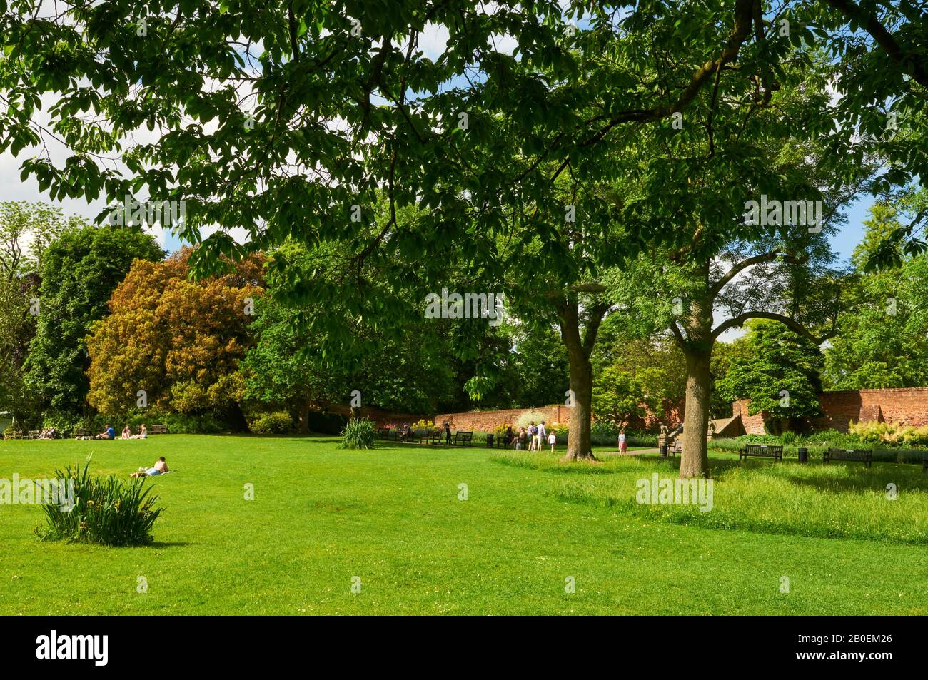Waterlow Park, Highgate, North London UK, im Sommer Stockfoto