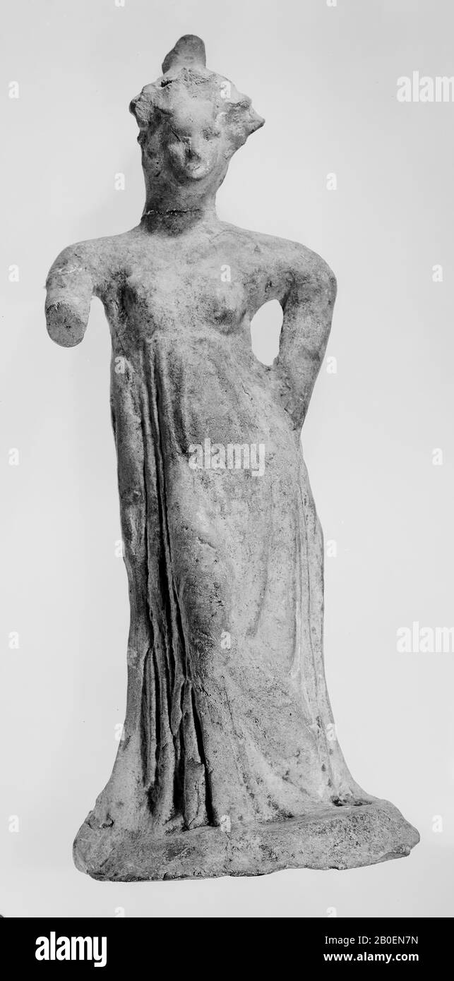 Figurine, Steingut, Terrakotta, 19,2 cm, hellenistisch -300 Stockfoto