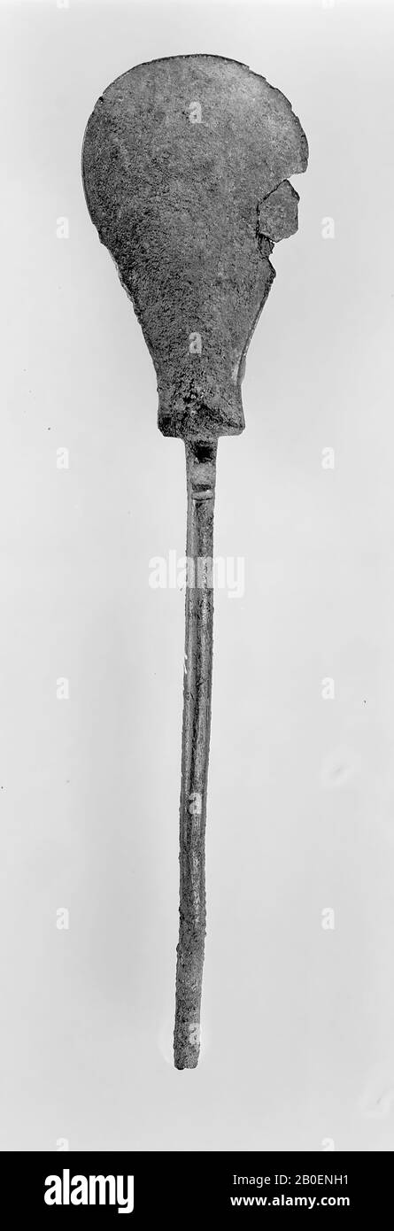 Löffel, orientalischer Löffel, Bronze, 11,6 cm, Römerzeit, Italien Stockfoto