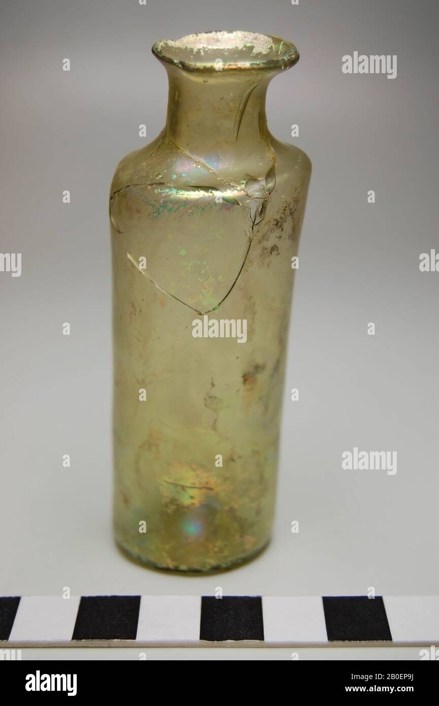 Klassisches Altertum, Flasche, Glas, 8,8 cm Stockfoto