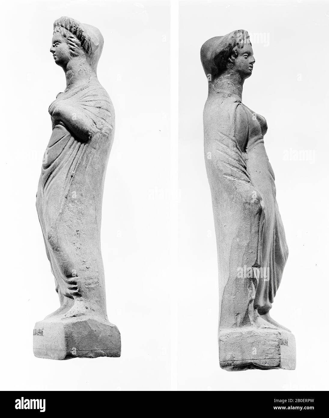 Figurine, Steingut, Terrakotta, 22 cm, Roman 50 Stockfoto