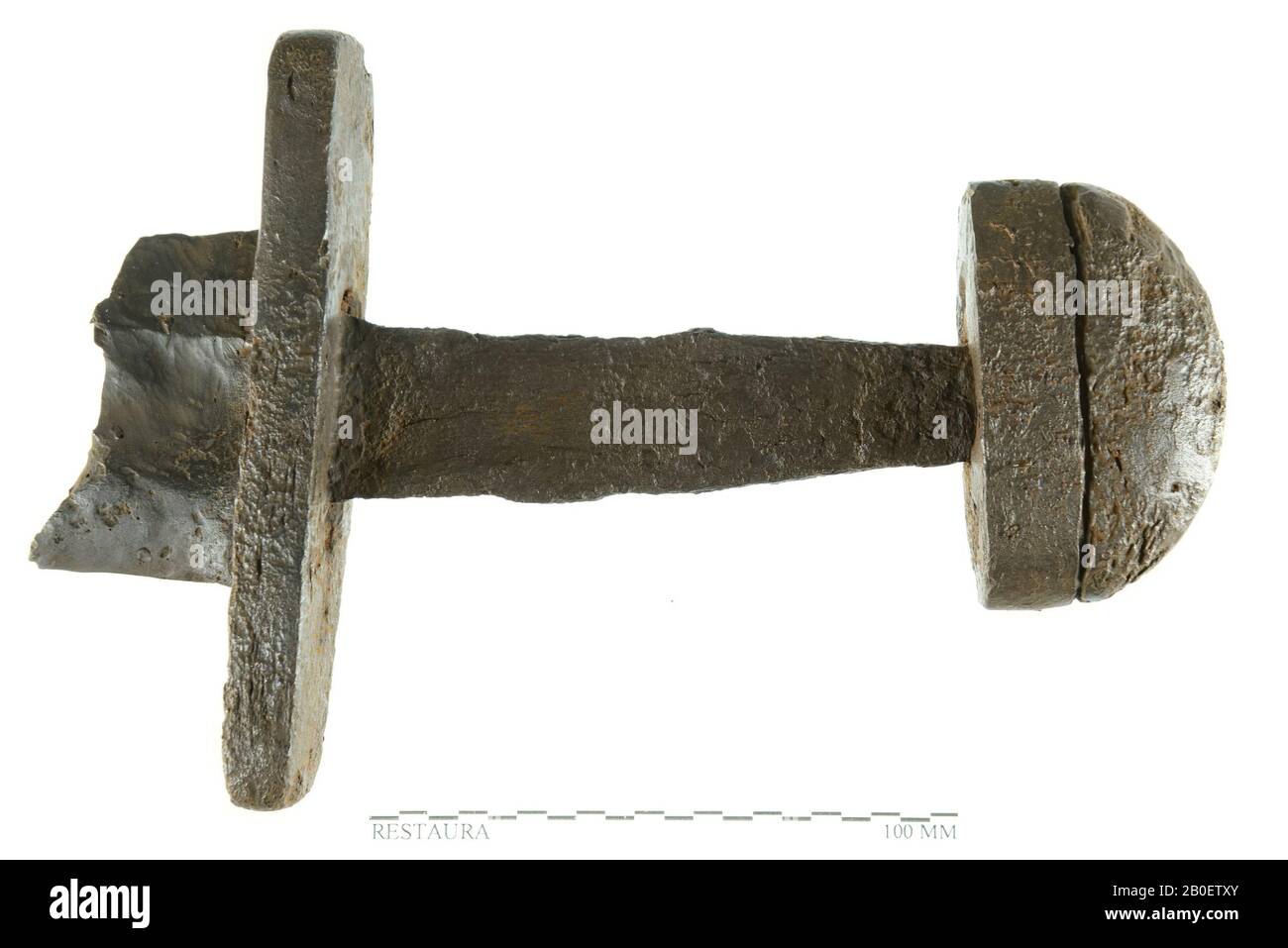 Schwert, Metall, Eisen, Mittelalter, Niederlande, Gelderland, Wageningen, Wageningen Stockfoto