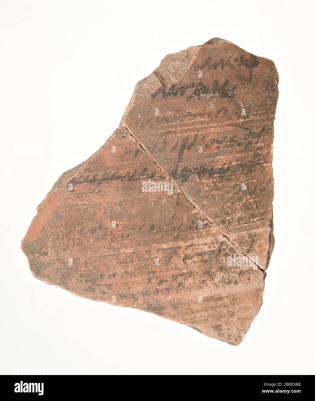 Unklar, Ostrakon, griechisch, Steingut, 4,4 x 5,4 cm, Griechisch-römische Zeit, Ägypten Stockfoto