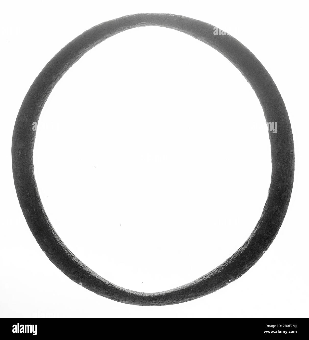 Eisenring, Ring, Metall, Eisen, 13,4 cm, roman 40-250, Niederlande, Südholland, Katwijk, Valkenburg Stockfoto