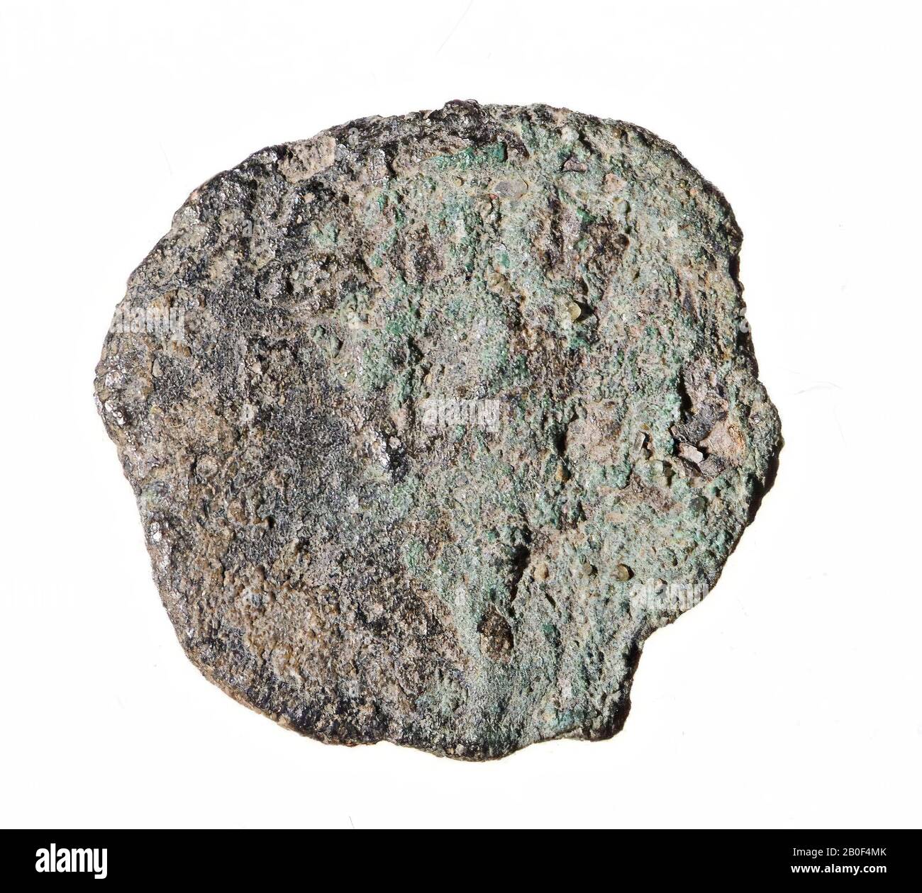 VZ: Helmed Constantinopolis, nämlich CON [STANTINOPOLIS], Kz: Victoria n.l. über Prow, Minze, Follis, Constantinus I. und Sons Stockfoto