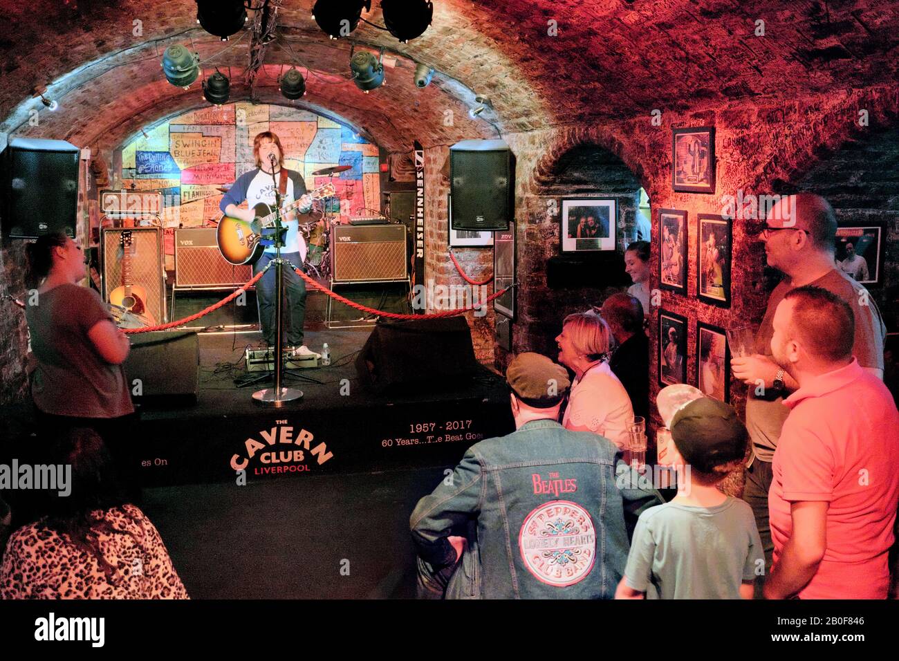 The Cavern Club, Mathew Street, Liverpool, Merseyside, England, Großbritannien, Europa Stockfoto