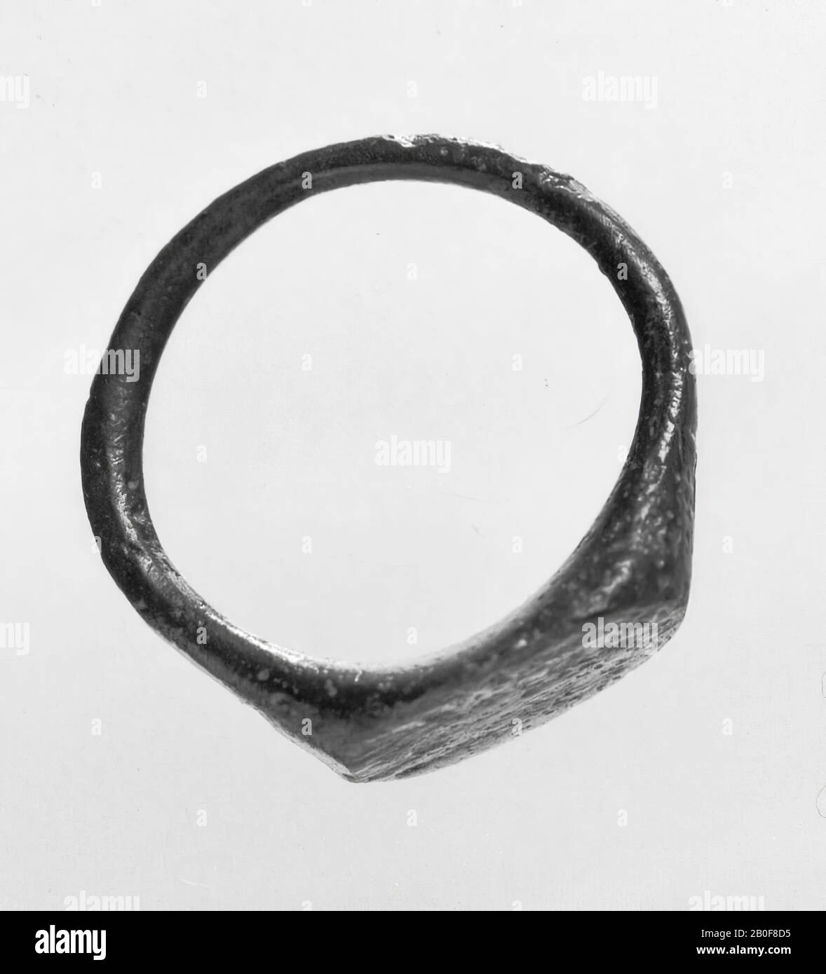 Die niederländische Römerzeit, Ring, Metall, Bronze, roman 1-300 Stockfoto