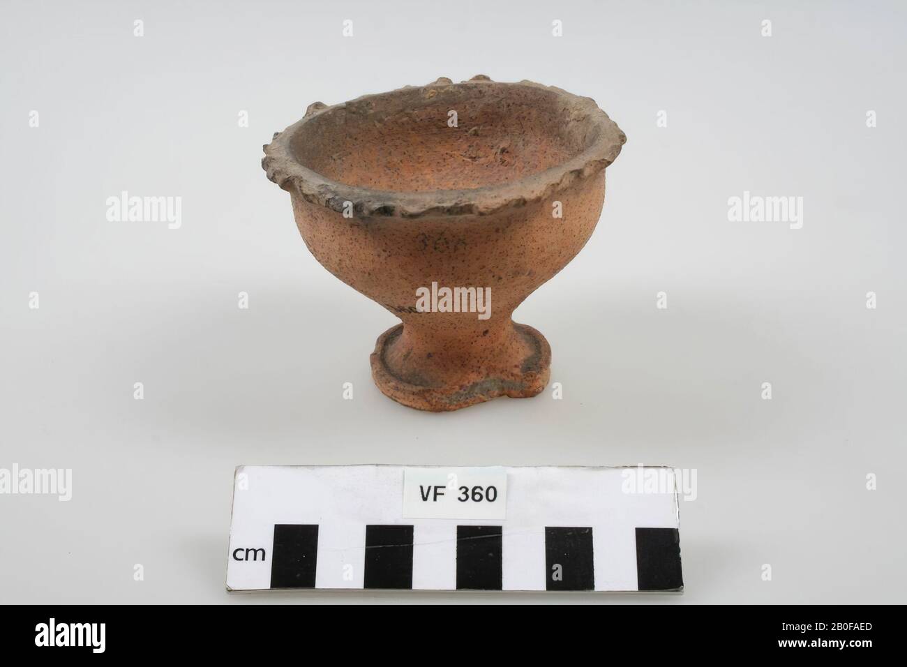 Die niederländische Römerzeit, Kelch, Steingut, h, 7,3 cm, Diam, 9,5 cm, roman, Niederlande, Utrechter, Bunnik, Vechten Stockfoto