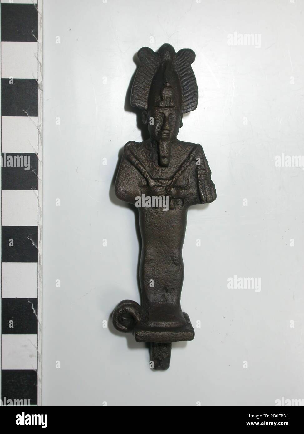 Osiris, stehend, Bronze, gott, Bronze, 7,8 cm, Spätzeit, Ägypten Stockfoto