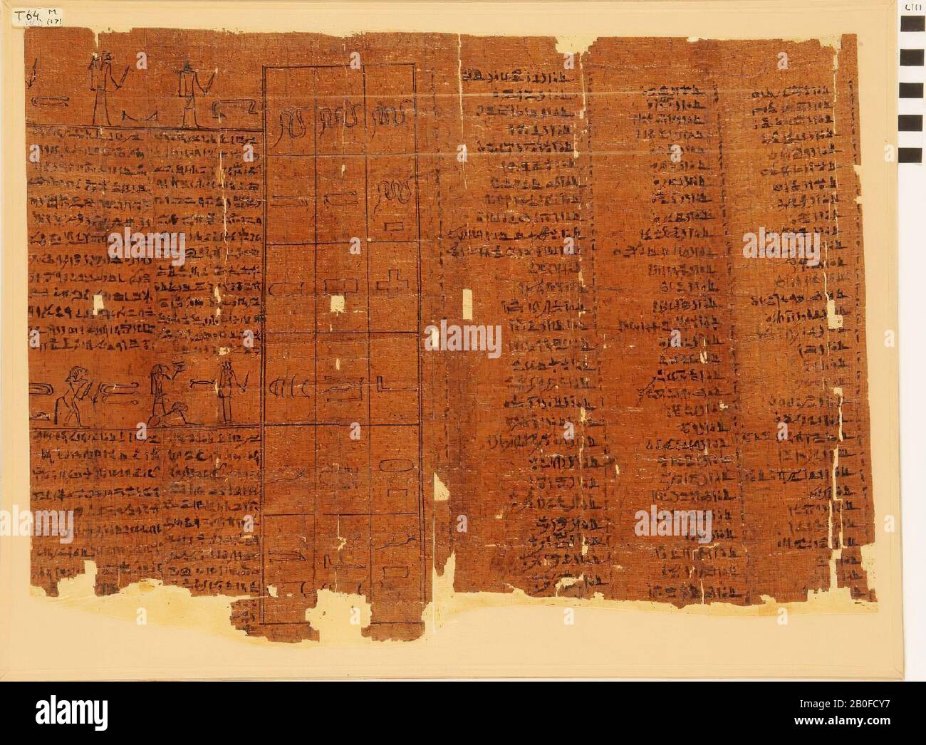 Leben u.Sterben im alten Ägypten Ägypten ausdrucksstarkes Papyrus-Bild 43x32 cm 