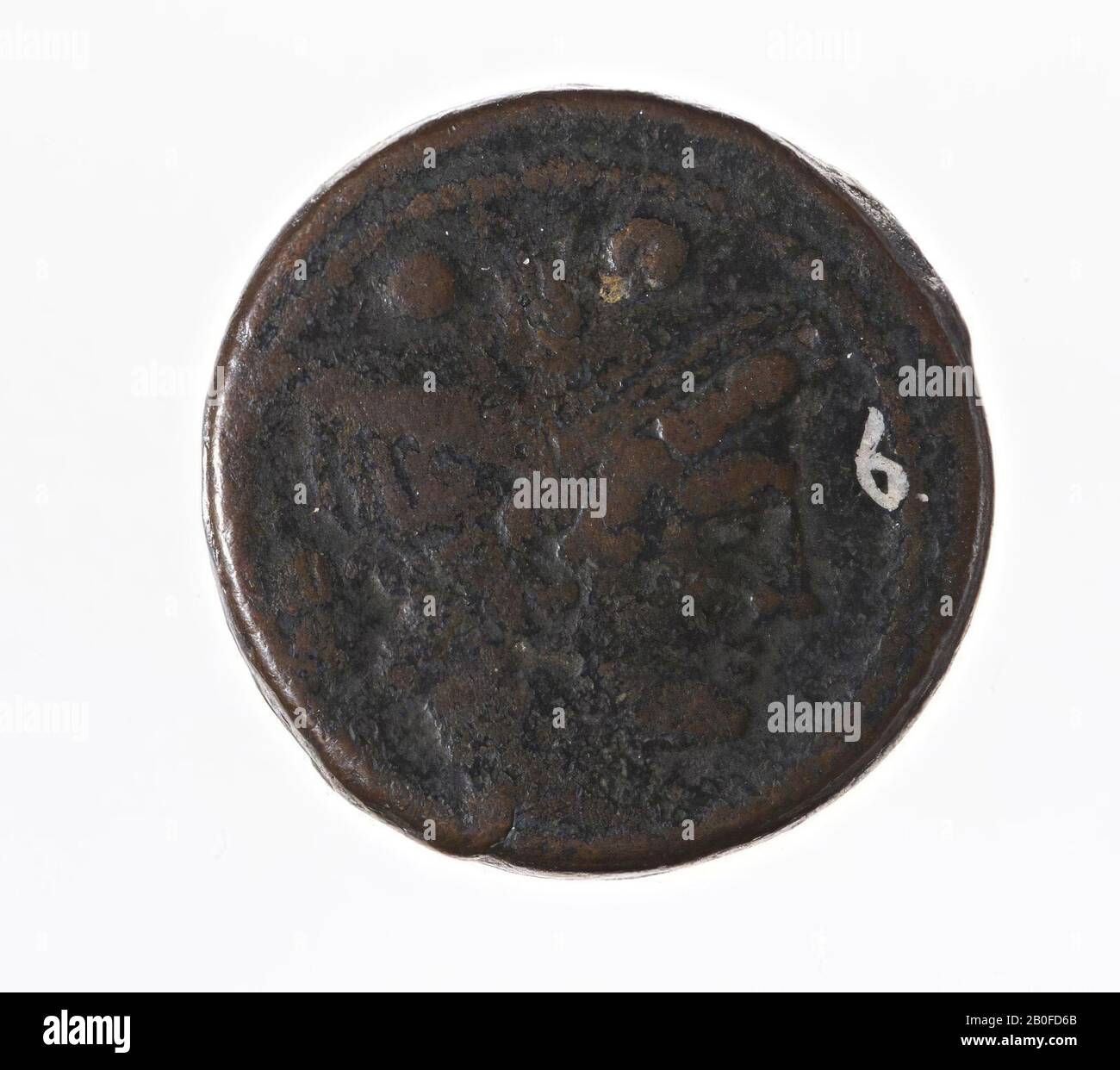 Klassische Antike, Münze, Sextans, republik, anonym, Metall, Kupfer, Diam., 31 mm, WT., 29,54 g, Roman BC 217-215 Stockfoto
